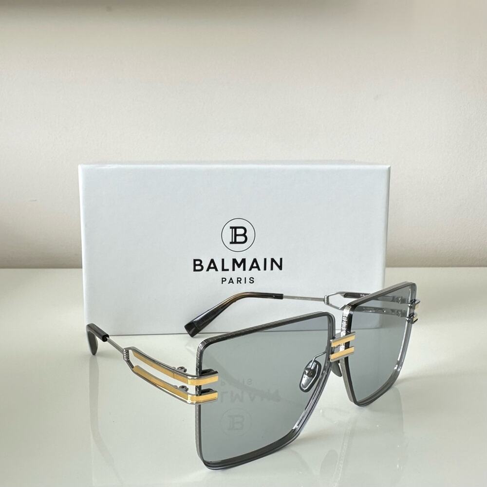 BALMAIN GENDARME BPS 109B 66 PLD GLD  Sunglasses Authentic Retai 830$